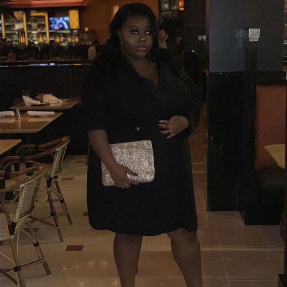 ASOS Black Blazer Dress